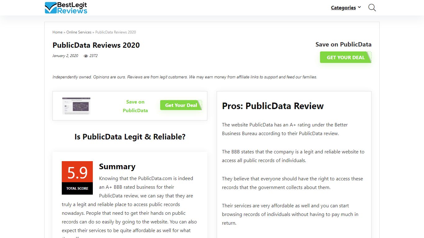 PublicData Reviews (2020) | Is PublicData.com Legit & Safe?